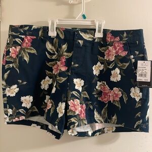 NWT floral Volcom FROCHICKIE SHORTS
